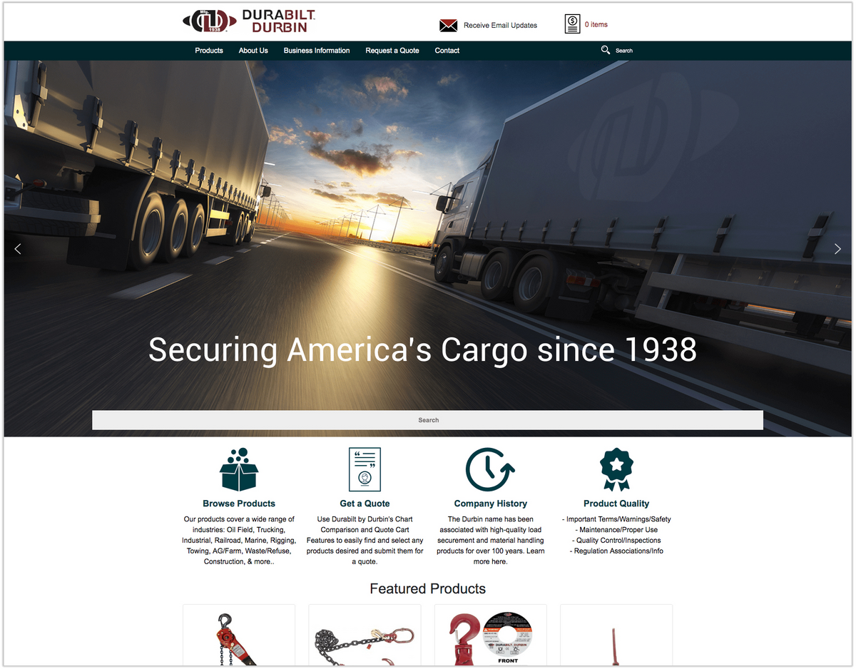 website redesign durabilt cropped